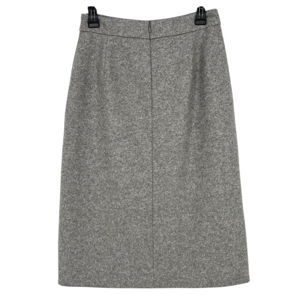 Classiques Entier Straight Wool Blend Tulip Hem Skirt Size 10 - Picture 4 of 9